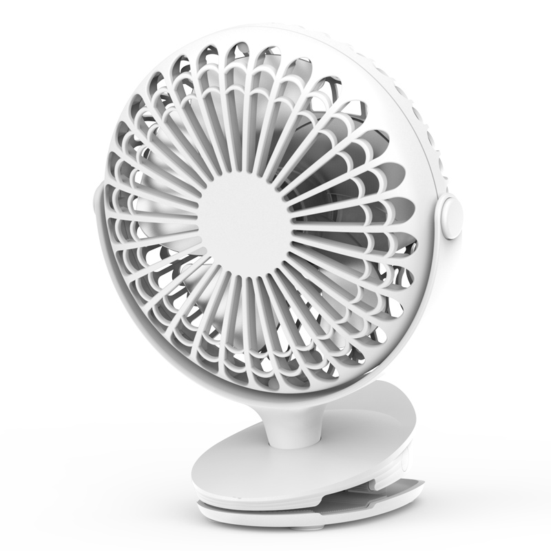 Mini Portable Battery Usb Rechargeable Clip Fan