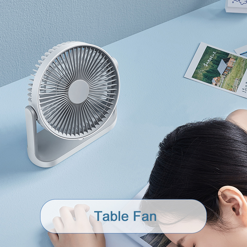 Small Portable USB Battery Desk Table Fan