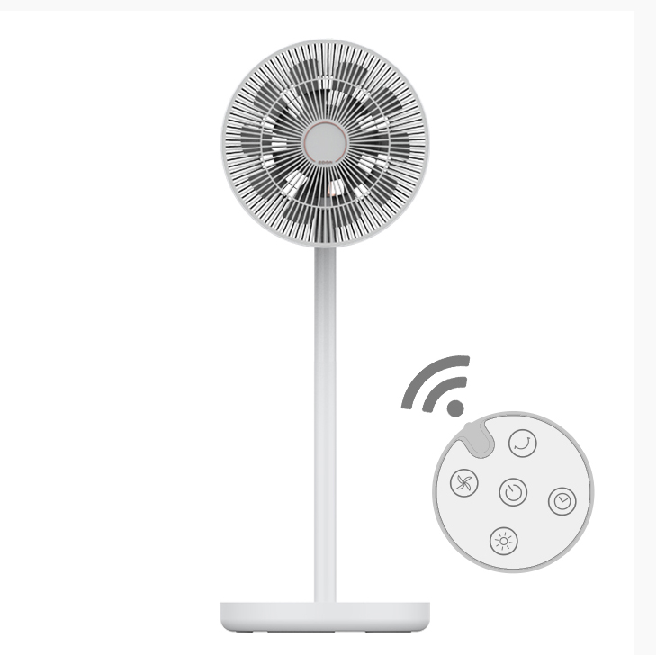 Air Circulation Rechargeable Pedestal Standing Fan