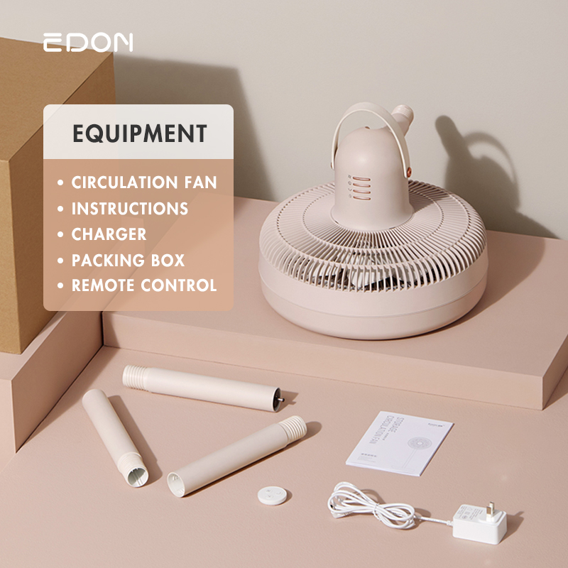 Air Circulation Rechargeable Pedestal Standing Fan