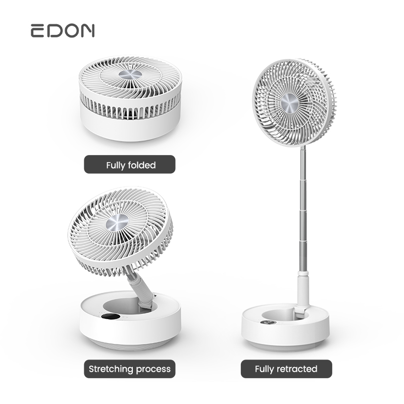 Telescopic Foldable Air Circulation Standing Fan