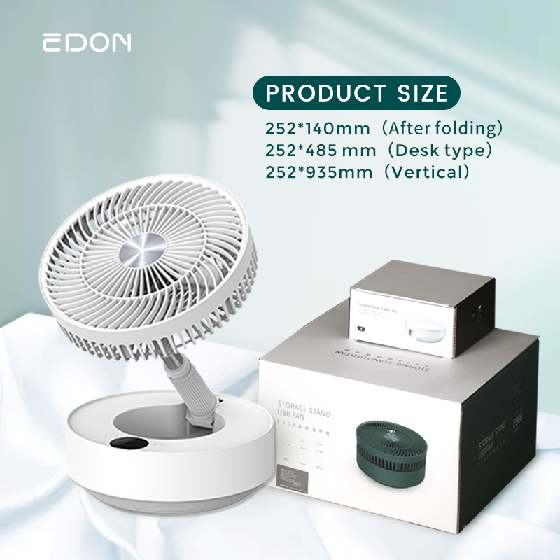 Telescopic Foldable Air Circulation Standing Fan