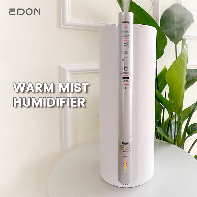 White UV Cool and Warm Mist Air Ultrasonic Humidifier