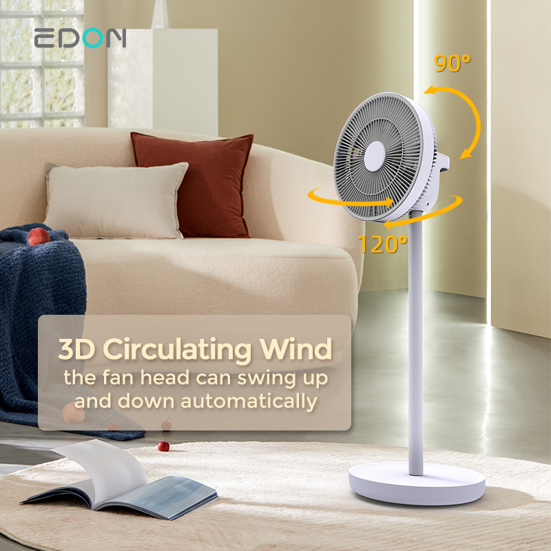 3D Air Circulating Pedestal Standing Fan