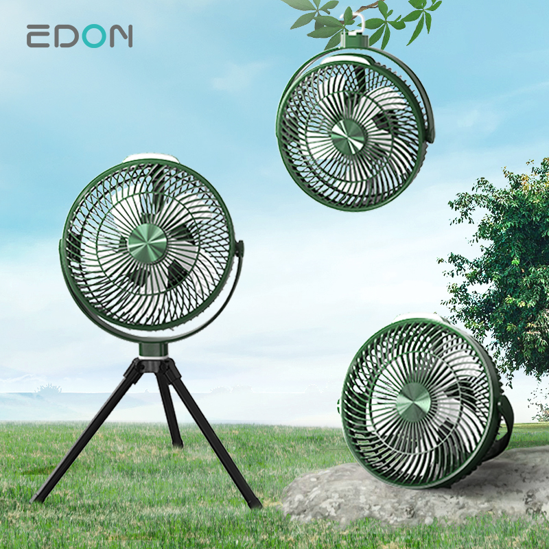 Portable Rechargeable Tripod Camping Tent Fan