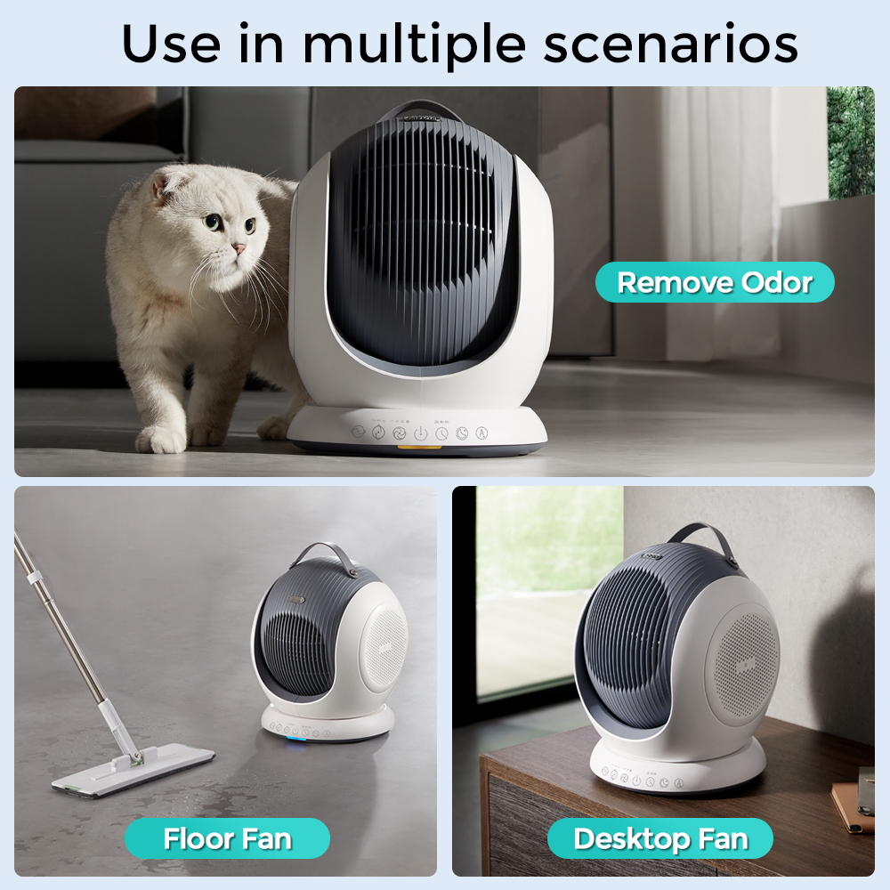 2 in 1 Luxury Air Purifying Circulation Fan