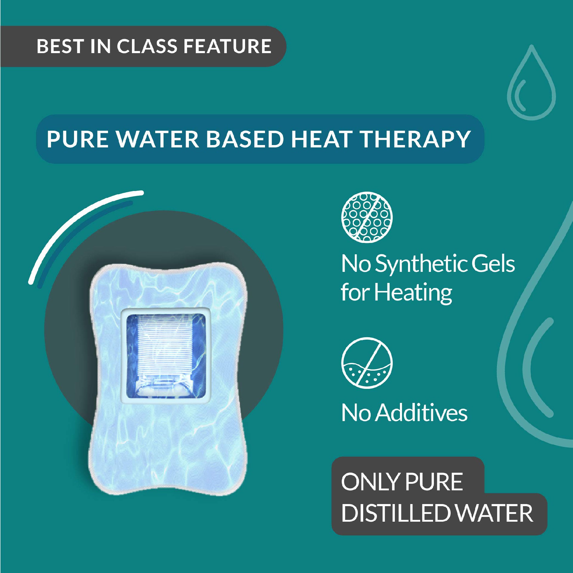 Electric Rechargeable PVC Hot Water Bag