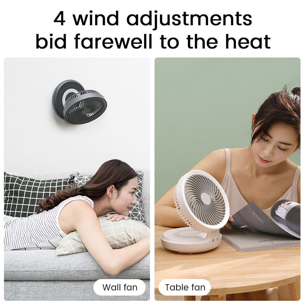 Portable USB Folding Air Circulation Table Desk Fan