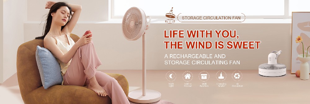 EDON E909 storage circulating fan: The Fashionable Multifunction Fan！