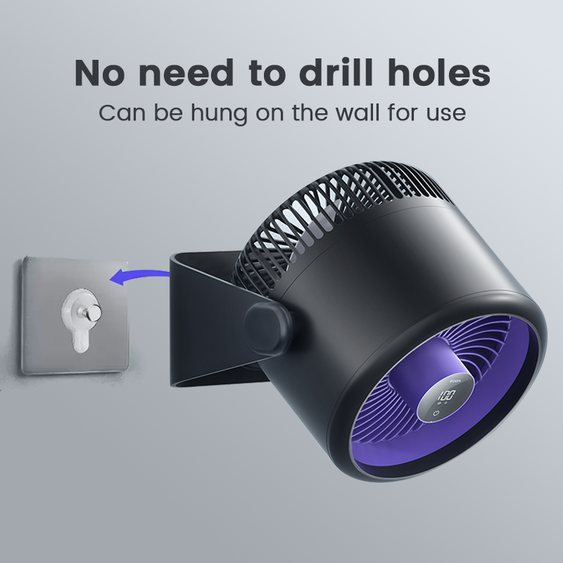 Portable Rechargeable Table Wall-Mounted Barrel Fan