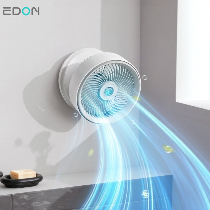 EDON E808G Upgraded Long Barrel Design Wall Mounted Fan