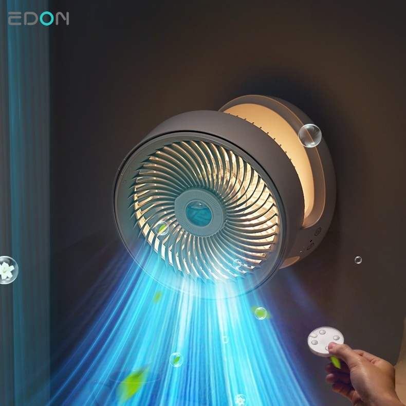 EDON E808G Upgraded Long Barrel Design Wall Mounted Fan
