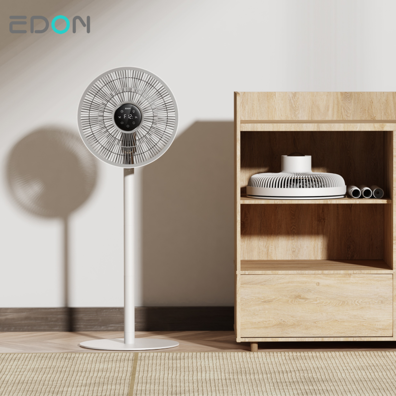 EDON E913 2D Stand Circulation Fan-High-Speed, Foldable,with Night Light