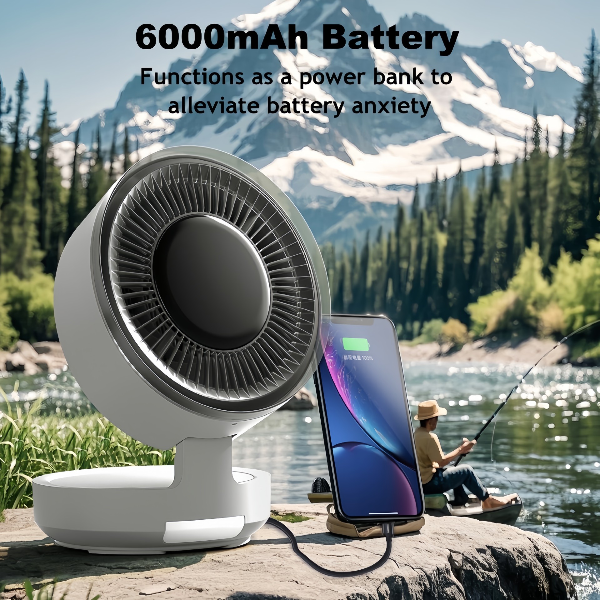 EDON 3-in-1 Multifunctional Fan Air Purifying Circulation Fan