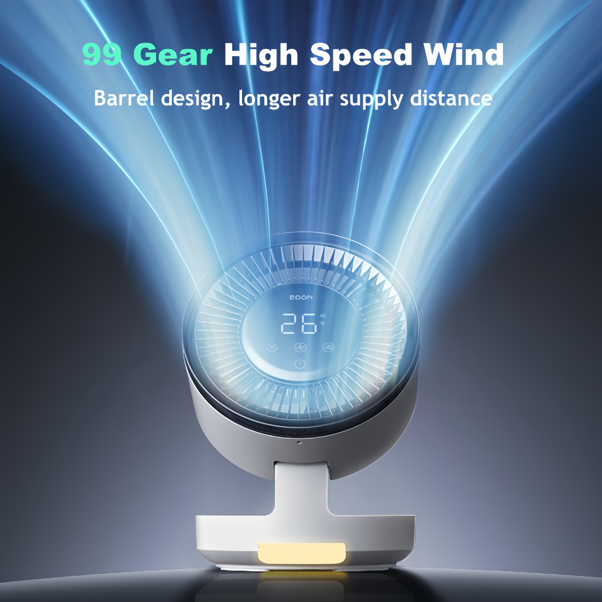 EDON 3-in-1 Multifunctional Fan Air Purifying Circulation Fan
