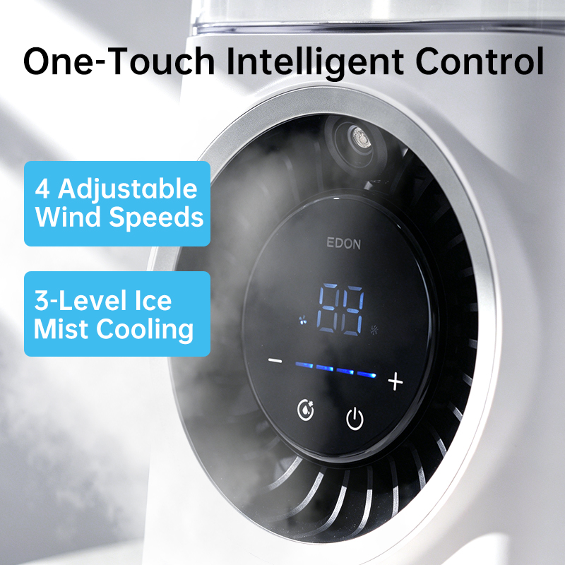 Japan Korea Home Camping Semiconductor Cooling Table Fan Portable Misting Fan Rechargeable Air Cooler Fan